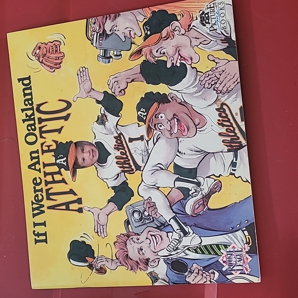 If I Were An Oakland Athletic Picture Me Book 1994 A's MLB 125th Anniversary EUC